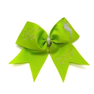 DISNEY THINKER BELL GROSGRAIN HAIR CHEER BOW.